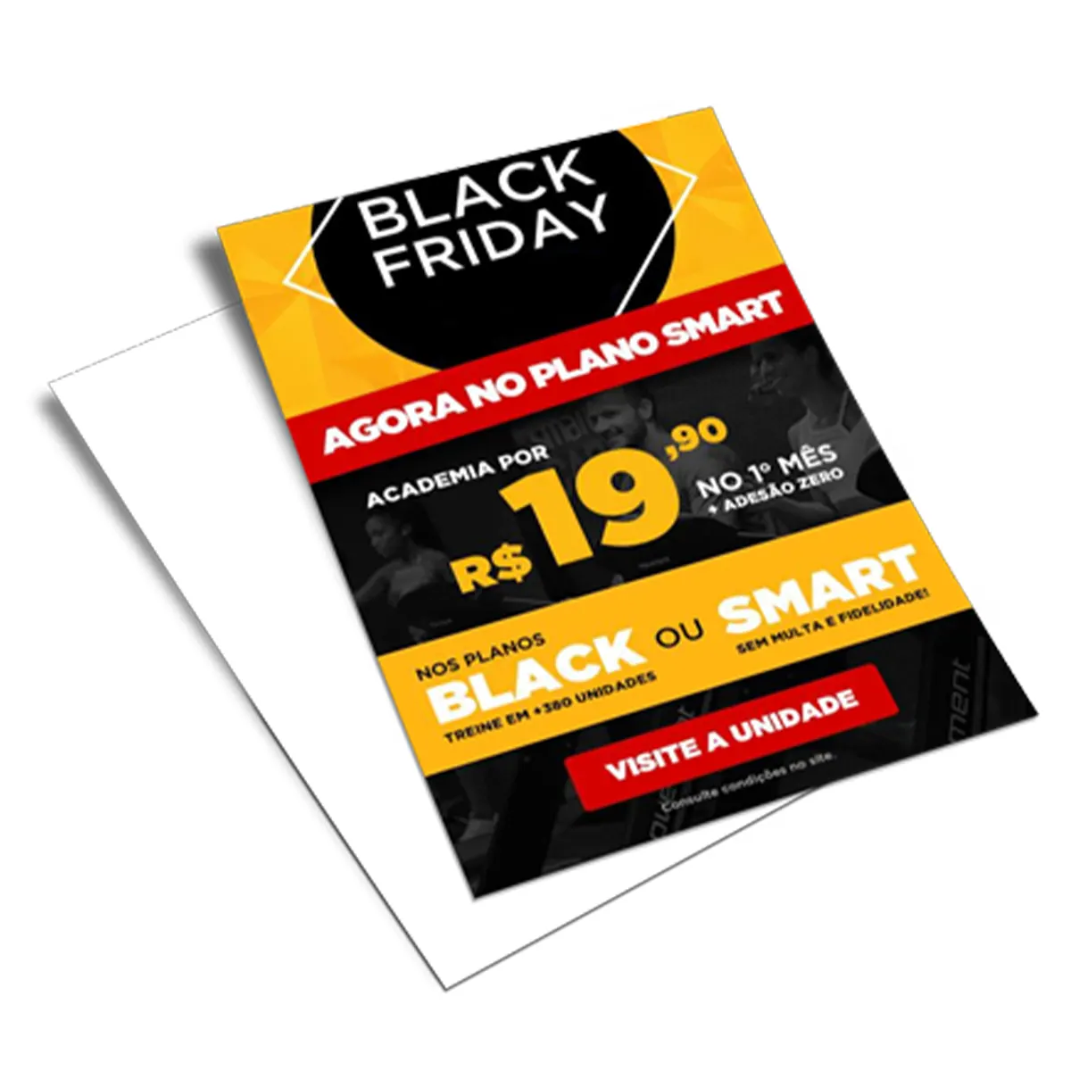 1000 Panfletos 10x15 - 4x0